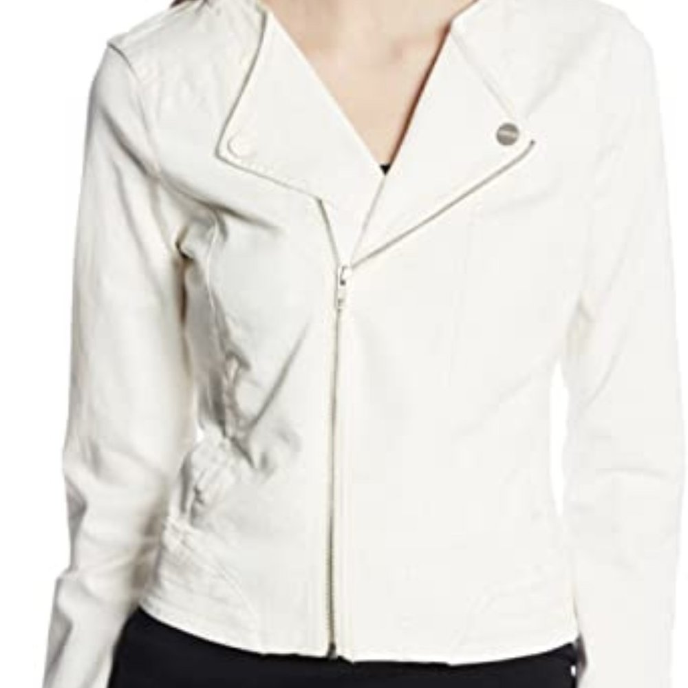 Sanctuary Off-White Moto Jacket